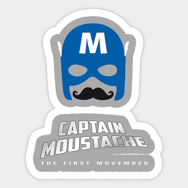 The First Movember Sticker by ikado
